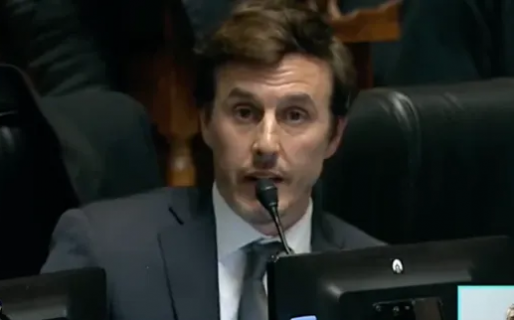 Roberto García Moritán en la Legislatura: «Soy el marido de Pampita»