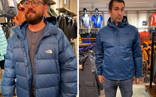 Usó a personas desconocidas de modelos para ver qué campera comprarle a su hijo