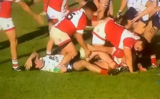 Le rompió los ligamentos a propósito en un partido de rugby