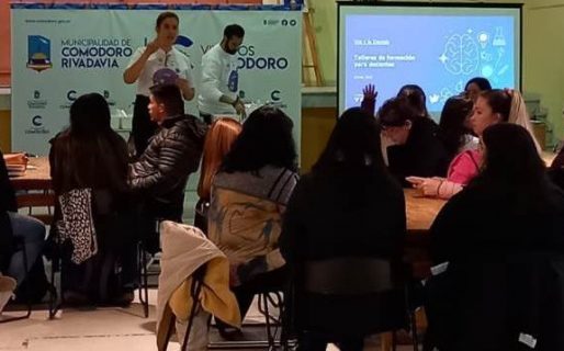 Realizaron una capacitación para docentes de 30 escuelas de Comodoro Rivadavia