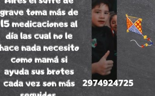 Un comodorense sufre de autismo grave, deben operarlo y su familia recauda dinero para hacerlo