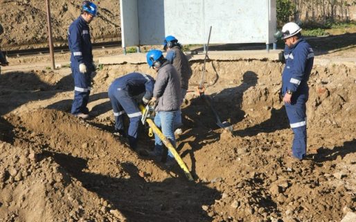 Una máquina rompió un caño de gas y tuvieron que evacuar a los vecinos