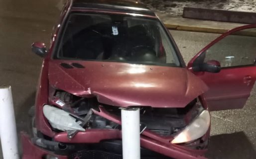 Una mujer resultó herida tras un choque en Rivadavia y Malvinas