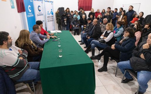 El municipio acompañó la asunción de la nueva comisión directiva de la vecinal de Divina Providencia