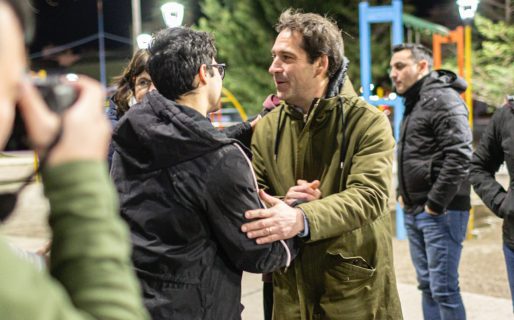 Luque valoró la utilización de espacios públicos para la actividad deportiva