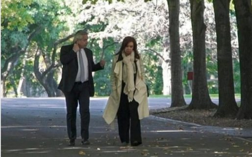 En medio de la crisis, el Presidente se reunió con Cristina Kirchner