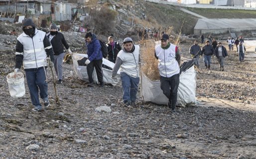 El Municipio concretó importantes tareas de limpieza en la zona costera