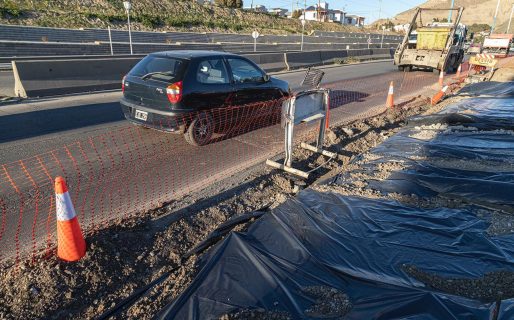 El Municipio comienza con la obra de mantenimiento que contempla la Ruta N°3 en General Mosconi