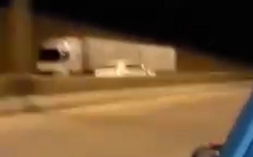 Peligro al volante: en contramano en plena Ruta