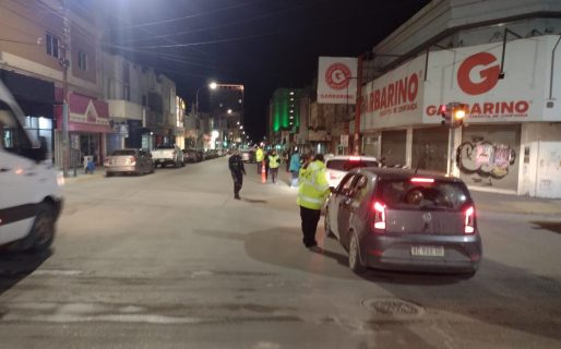 10 personas dieron positivo de alcoholemia en un control en el centro