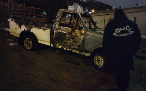 Se incendió un vehículo en Zona Sur