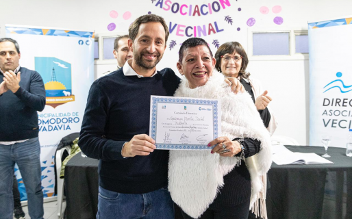 El Municipio acompañó la asunción de la nueva comisión vecinal de Diadema