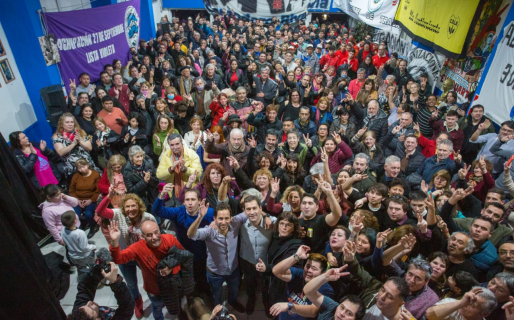 Fuerte acompañamiento a German Issa en un partido justicialista repleto