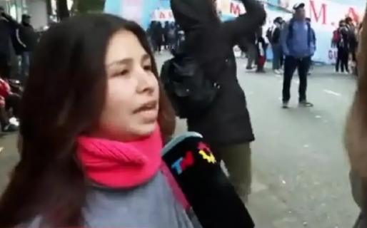 Habló la mujer piquetera que se volvió viral: »Mis hijos saben que si no estudian van a tener que ir a una marcha»