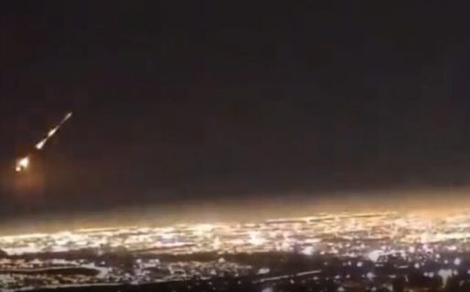 Cayó un meteorito en la Cordillera e iluminó el cielo