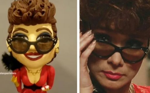 Gastón Salas sorprendió a Betiana Blum con una torta de su icónico personaje de Esperando la carroza