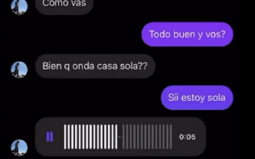 Tenía casa sola, le cantó una canción para invitarla y ella lo compartió en redes