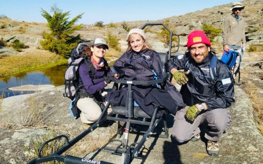 Sin brazos y con una sola pierna, escaló la montaña más alta de Córdoba