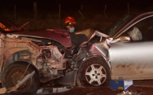 Múltiple choque con heridos sobre Ruta Nacional N° 25