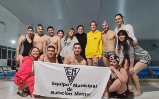 El equipo Municipal de Natación Master compitió en Caleta Olivia