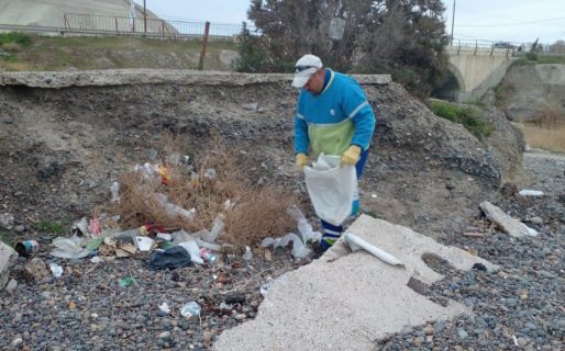 El Municipio avanzó con un fuerte operativo de limpieza en Km.5