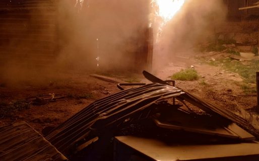Investigan el posible incendio intencional de una humilde vivienda