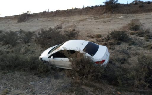Volcaron en la Ruta 26 y fueron trasladados al Hospital Regional