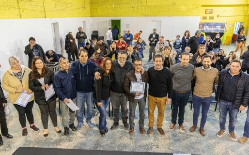 Asumió la nueva comisión directiva de la Vecinal de Astra