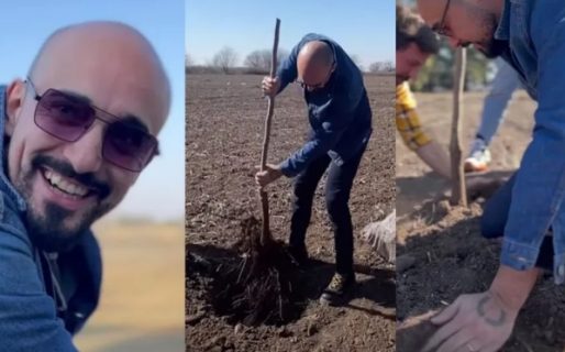 Abel Pintos y su ayuda al planeta: plantará más de 6.000 árboles