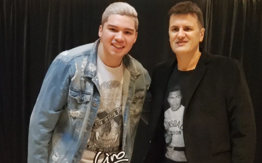 La sorprendente torta con la que Gastón Salas recibió a Ciro en Comodoro