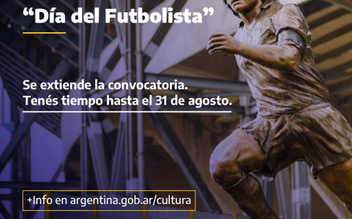 Se extendió el plazo del Segundo Concurso Nacional de Escultura «Día del Futbolista»