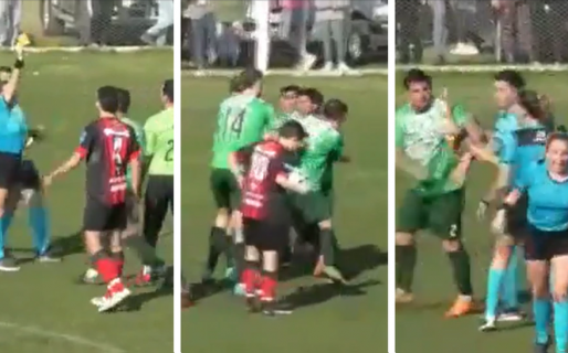 Habló el jugador que agredió brutalmente a una árbitra y fue expulsado de su club: “Le pido perdón”