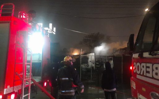 Trágico incendio de una vivienda en la madrugada