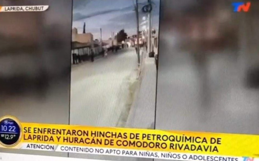 Para los medios nacionales hubo lío entre Petroquímica de la localidad de Laprida y Huracán de Comodoro