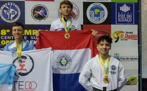 Micael Ruhmling obtuvo la medalla de bronce en el Sudamericano de Taekwondo ITF