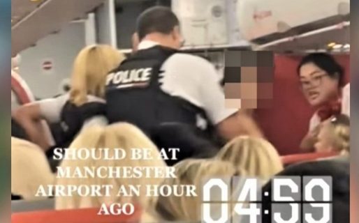 Pánico en el avión: una mujer queda en ropa interior, grita por explosivos y trata de asaltar la cabina