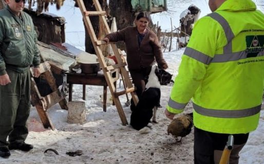 El Gobierno Provincial y Gendarmería Nacional montaron un operativo aéreo para asistir a familias aisladas
