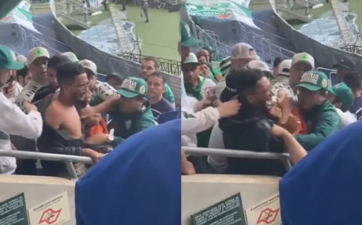 Golpearon y desnudaron a un infiltrado en un partido de fútbol