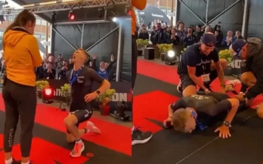 Quería pedirle casamiento a su novia, pero le pasó algo inoportuno