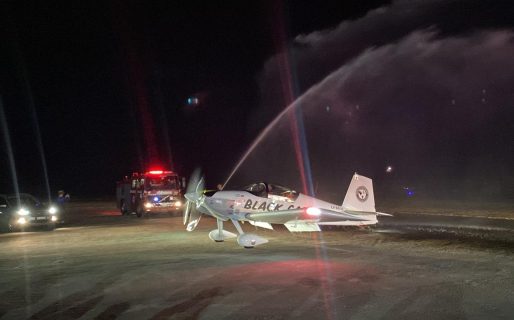 Regresó la aeronave del proyecto Patagonia-Alaska