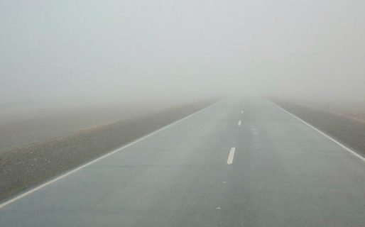 Presencia de neblinas y escarcha en rutas chubutenses