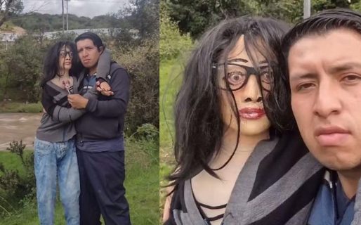 “No me puedo quedar solo”: tiene 49 años, está de novio con una muñeca y se muestra enamorado en TikTok