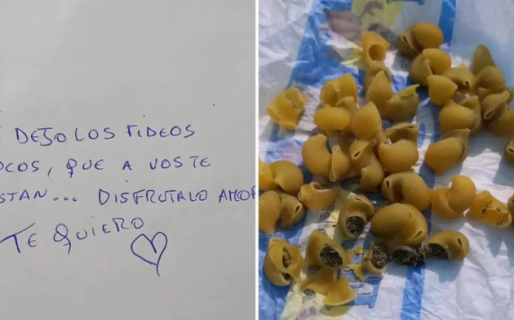 Una mujer fue detenida por intentar llevarle fideos con marihuana a su hijo preso