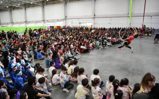 “El circo llegó a la ciudad” reunió a más de 2.700 niñas y niños