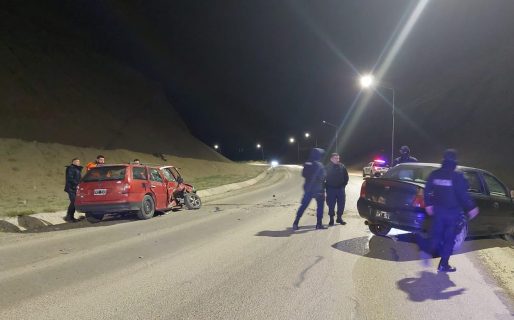Conductor ebrio protagonizó un choque frontal