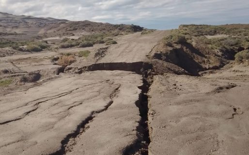 El camino a Rocas Coloradas se encuentra cortado desde el arroyo Salamanca
