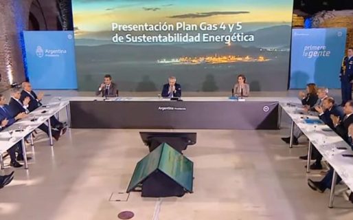 Arcioni participó de la presentación del “Plan Gas 4 y 5” de Sustentabilidad Energética