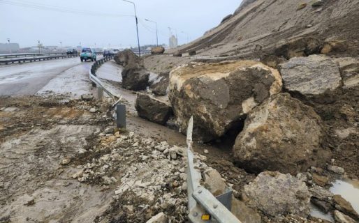 Desprendimiento en el Cerro Chenque: «La solución llegará en dos o tres semanas»