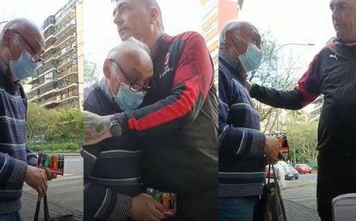 La historia del jubilado que lloró en la calle mientras vendía productos para sobrevivir: “No puedo más”