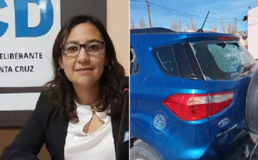Dispararon al auto de una funcionaria de Santa Cruz en la marcha por Cristina